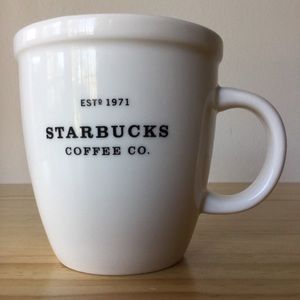 Starbucks Vintage 30th Anniversary Barista Coffee Cup Mug